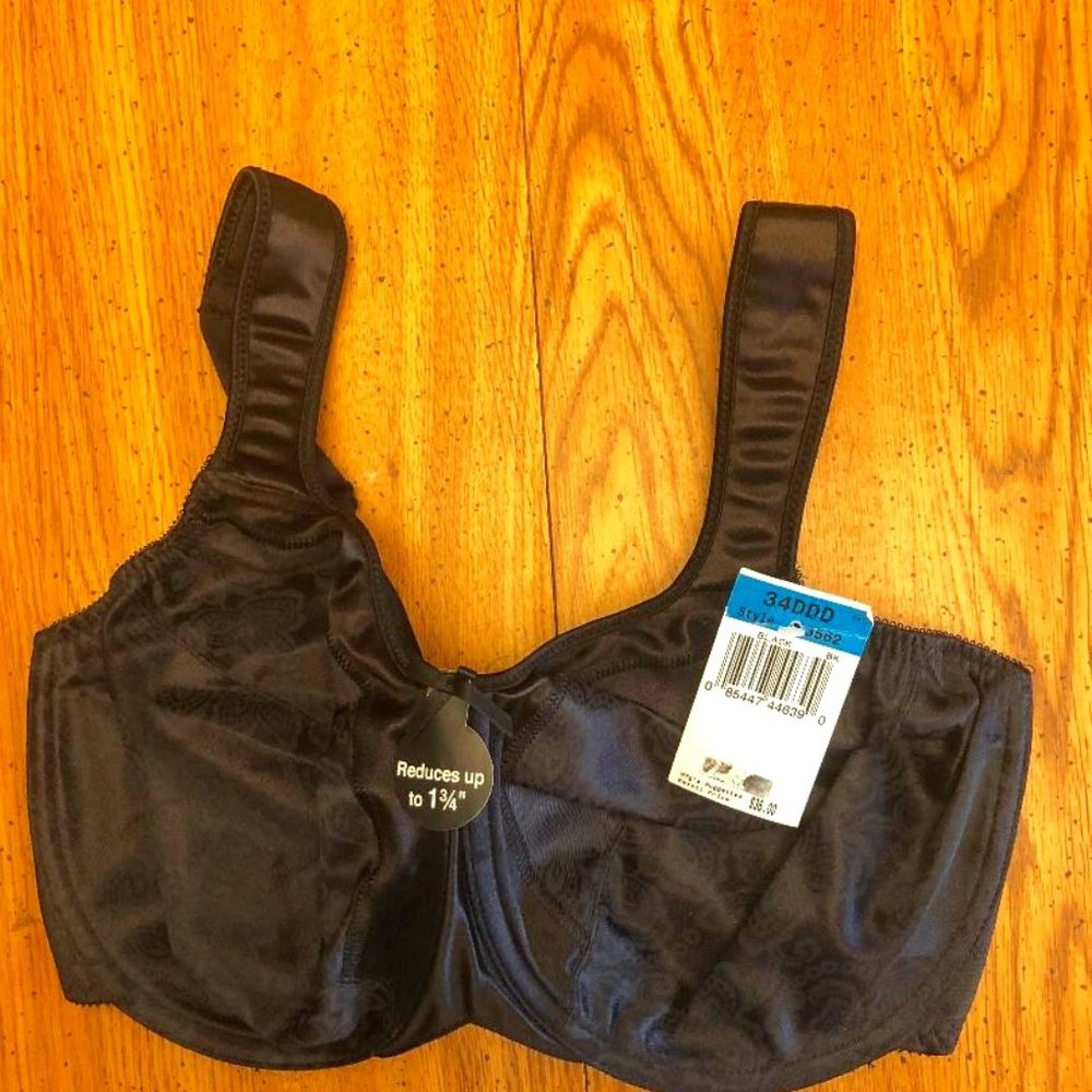 NWT Bali® Satin Tracings Full-Figure Minimizer Bras 3562  34DDD